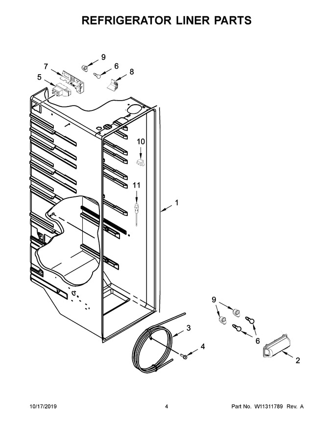 Diagram for WRS311SDHW01