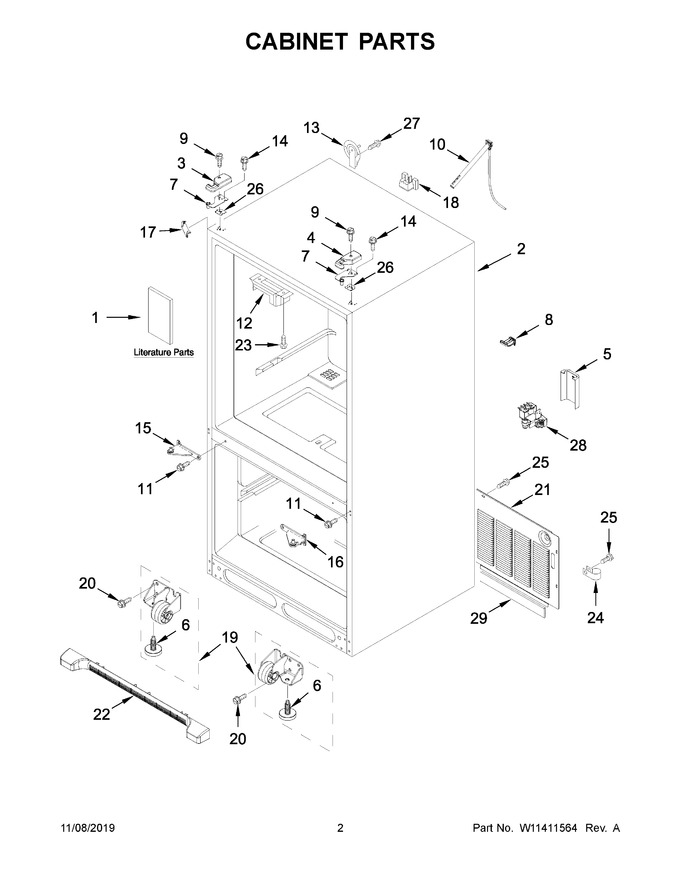 Diagram for WRF535SWHB02