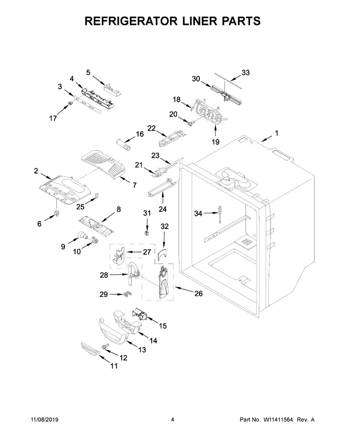 Diagram for WRF535SWHB02