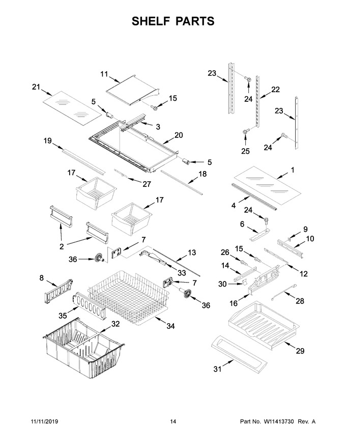 Diagram for WRFA35SWHZ03