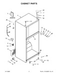 Diagram for 02 - Cabinet Parts