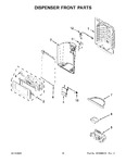 Diagram for 09 - Dispenser Front Parts