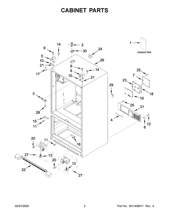 Diagram for WRF555SDHB02