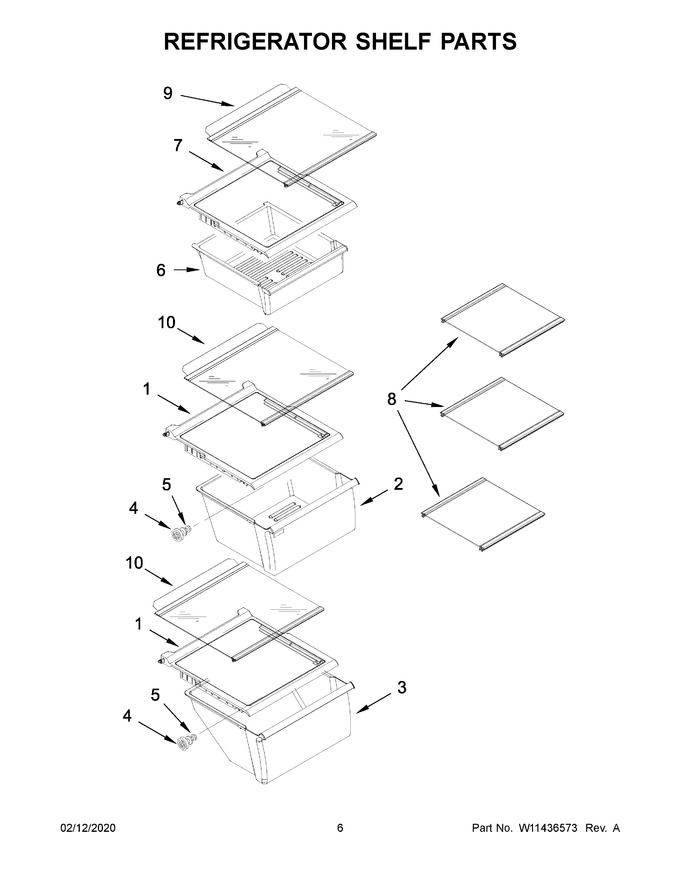 Diagram for WRS335SDHW00