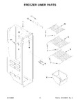Diagram for 05 - Freezer Liner Parts