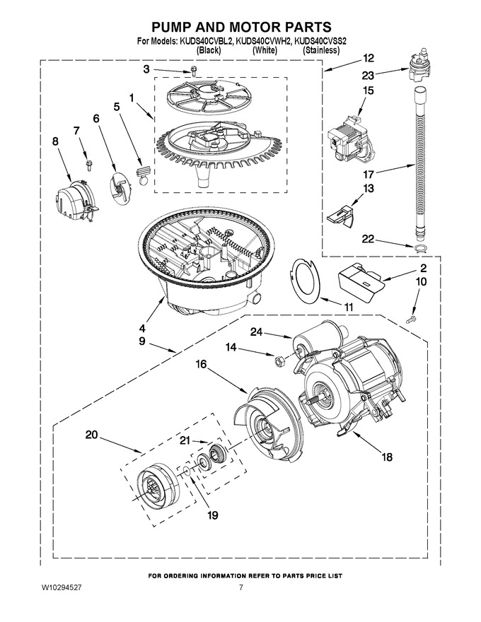 Diagram for KUDS40CVWH2