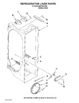 Diagram for 02 - Refrigerator Liner Parts