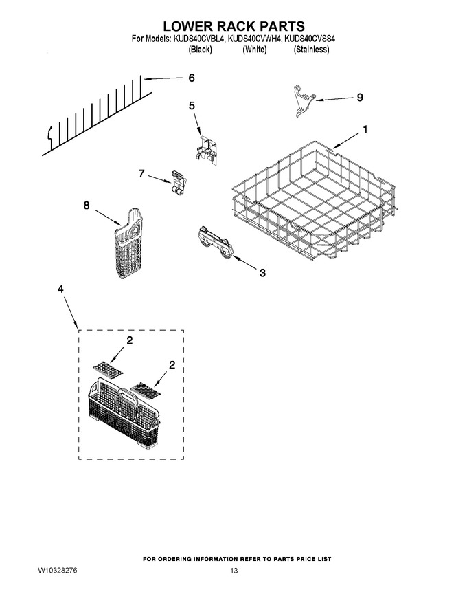 Diagram for KUDS40CVWH4