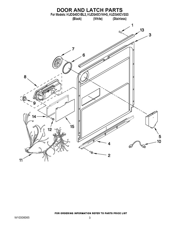 Diagram for KUDS40CVWH3