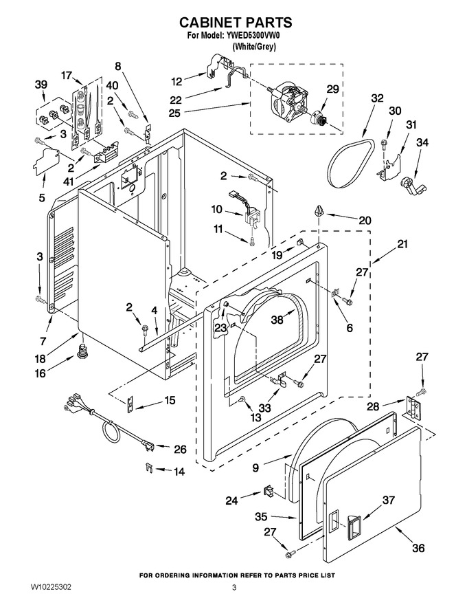 Diagram for YWED5300VW0