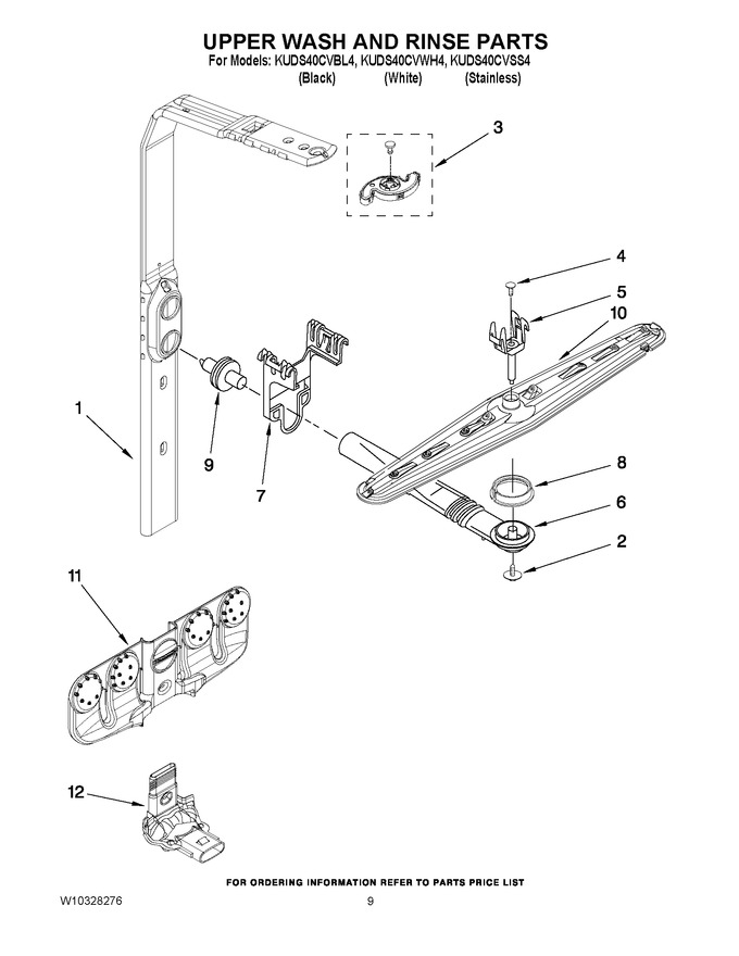 Diagram for KUDS40CVWH4