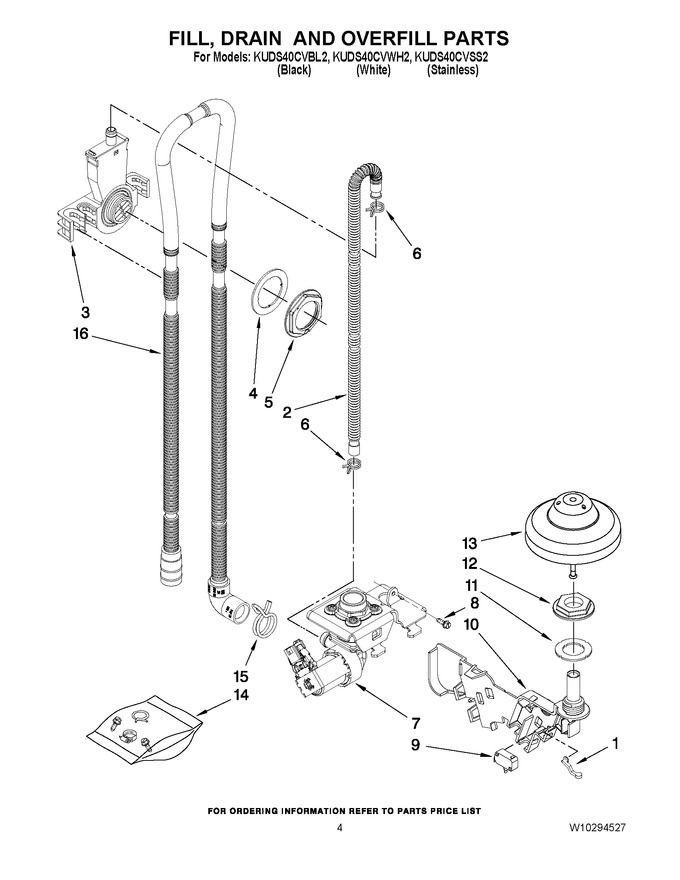 Diagram for KUDS40CVWH2