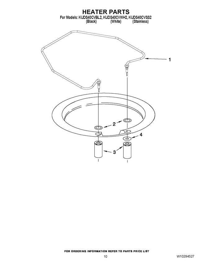 Diagram for KUDS40CVWH2