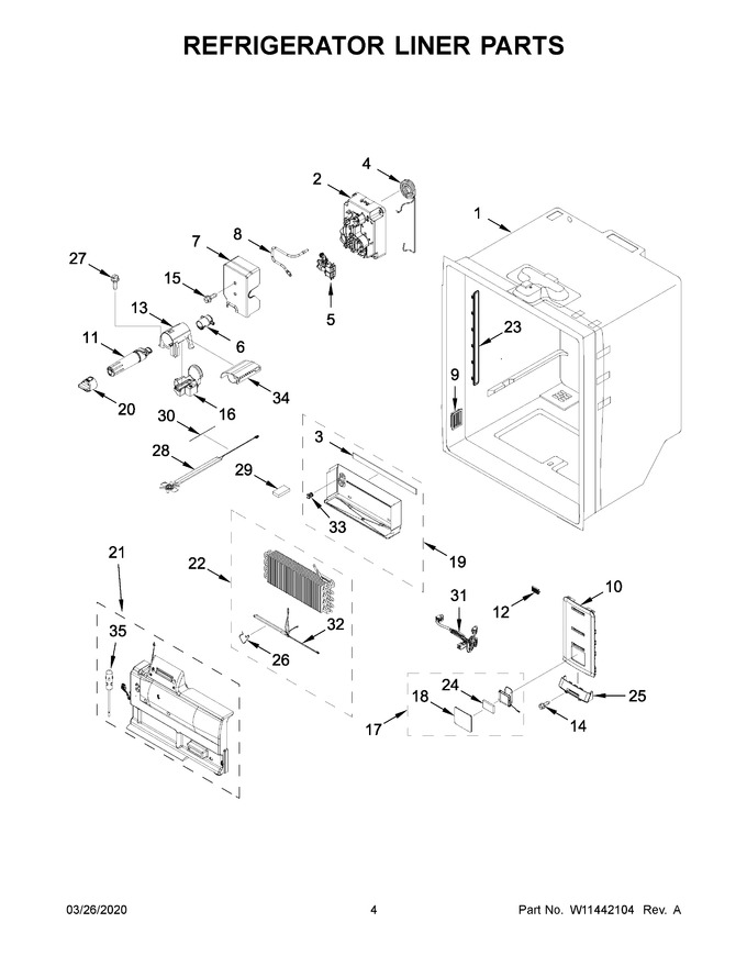Diagram for WRF954CIHZ03