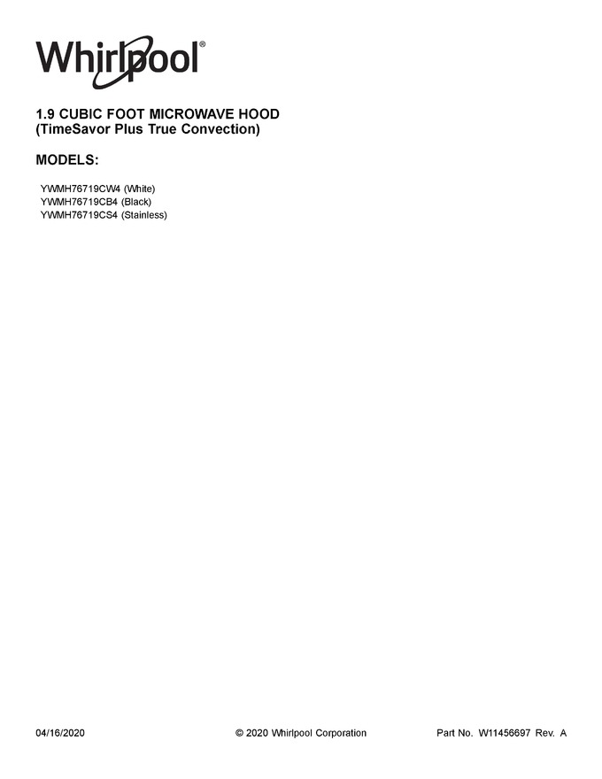 Diagram for YWMH76719CW4