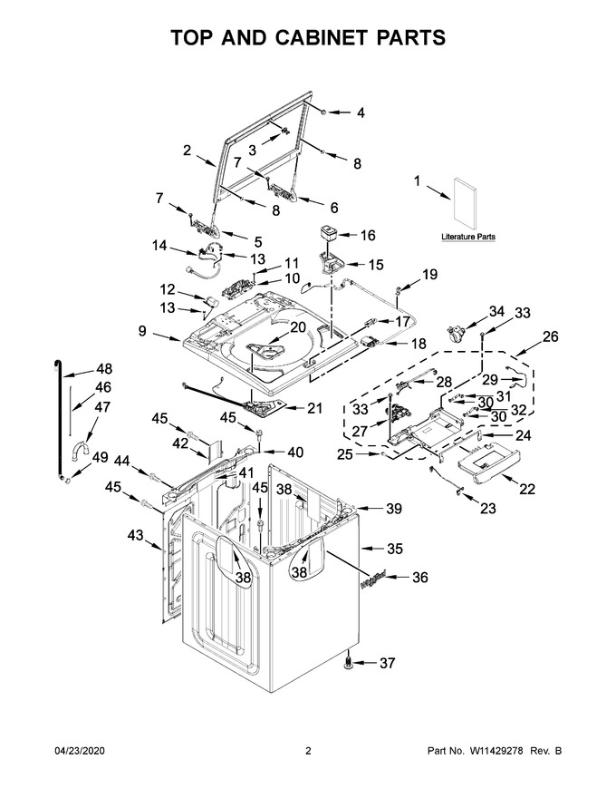 Diagram for WTW7120HC0