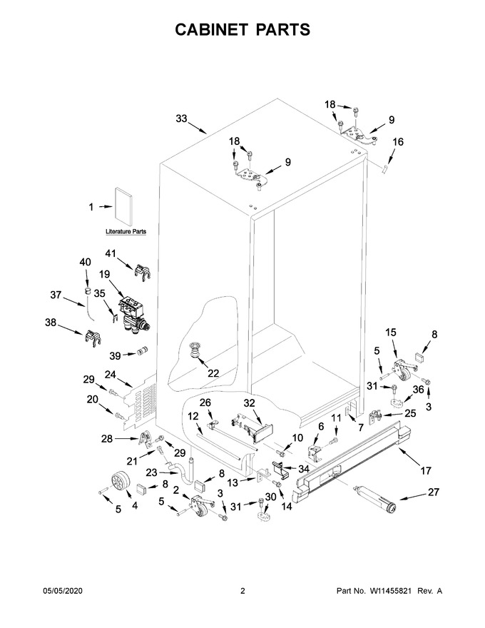 Diagram for WRS555SIHW03