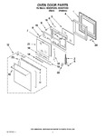 Diagram for 02 - Oven Door Parts