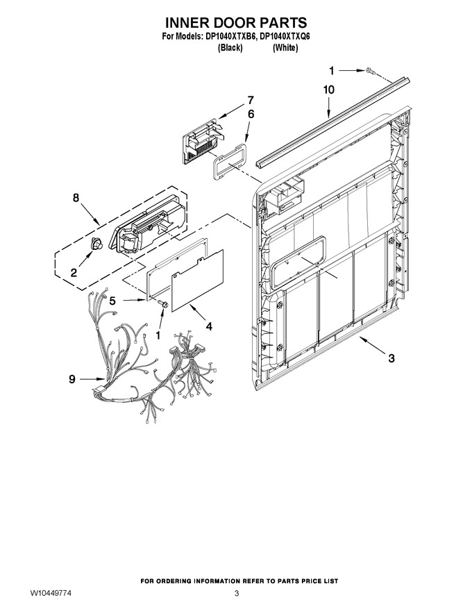 Diagram for DP1040XTXB6
