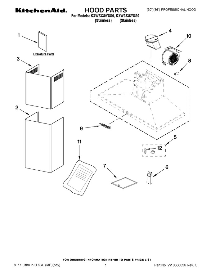 Diagram for KXW2330YSS0