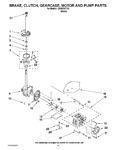 Diagram for 06 - Brake, Clutch, Gearcase, Motor And Pump Parts