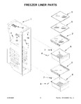 Diagram for 05 - Freezer Liner Parts