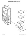 Diagram for 05 - Freezer Liner Parts