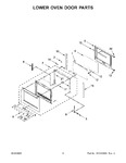 Diagram for 05 - Lower Oven Door Parts