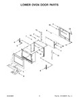 Diagram for 04 - Lower Oven Door Parts