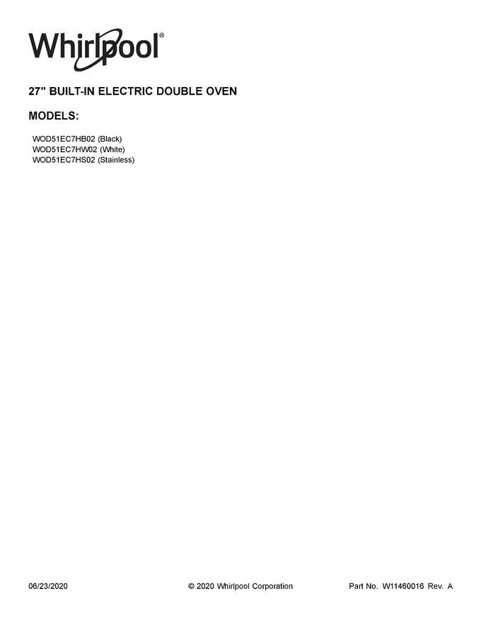 Diagram for WOD51EC7HW02