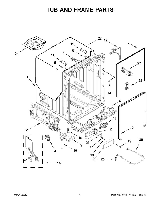 Diagram for WDT750SAKZ0