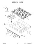 Diagram for 02 - Cooktop Parts