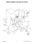 Diagram for 04 - Dryer Cabinet And Motor Parts