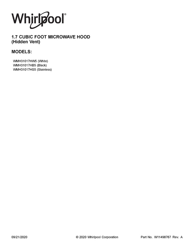 Diagram for WMH31017HB5