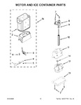 Diagram for 06 - Motor And Ice Container Parts
