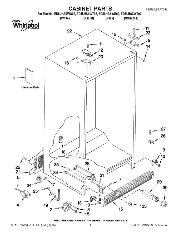 Diagram for ED5LHAXWT02