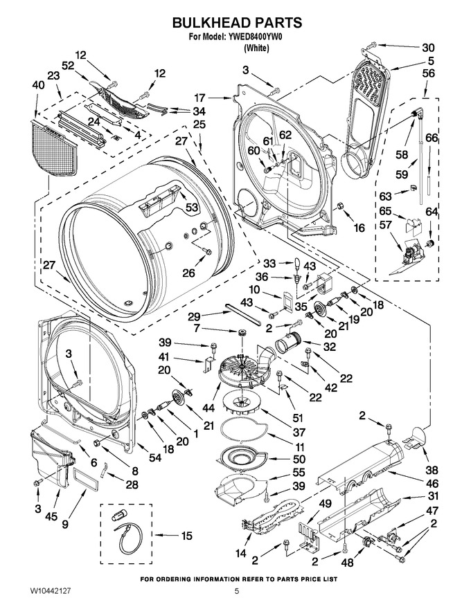 Diagram for YWED8400YW0