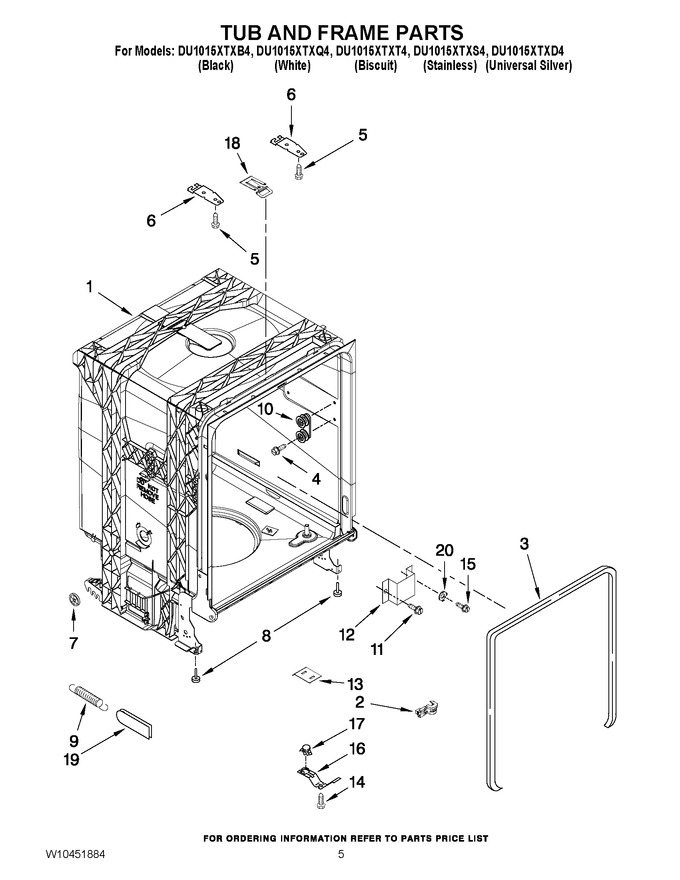 Diagram for DU1015XTXB4