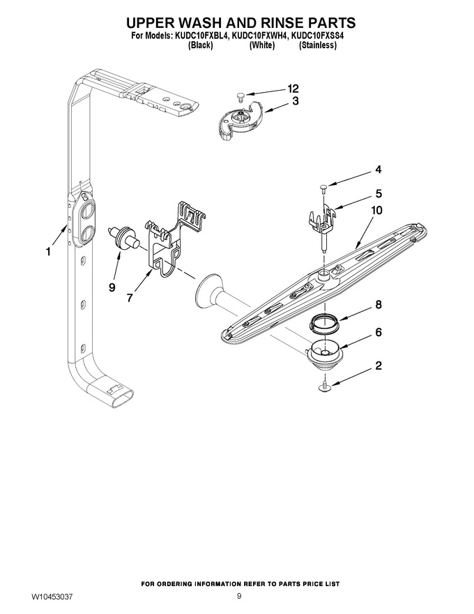 Diagram for KUDC10FXWH4