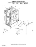 Diagram for 05 - Tub And Frame Parts