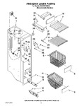 Diagram for 04 - Freezer Liner Parts