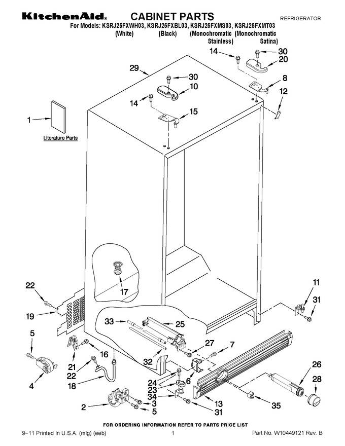 Diagram for KSRJ25FXMS03