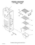 Diagram for 04 - Freezer Liner Parts