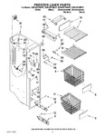 Diagram for 04 - Freezer Liner Parts
