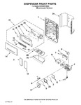 Diagram for 08 - Dispenser Front Parts