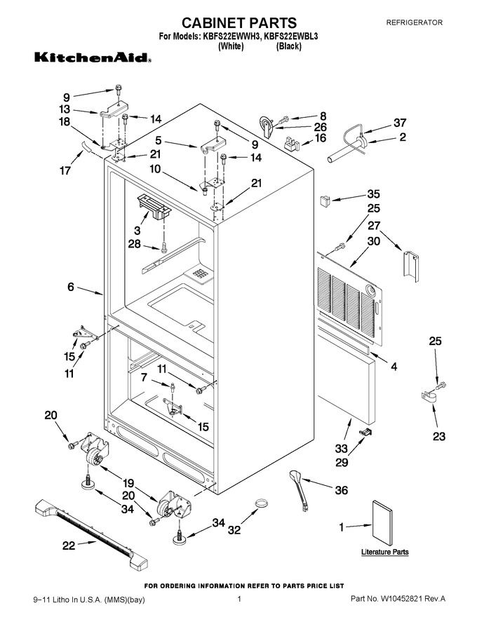 Diagram for KBFS22EWBL3
