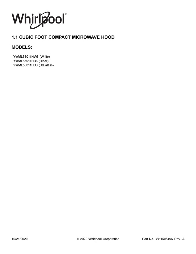 Diagram for YWML55011HB6