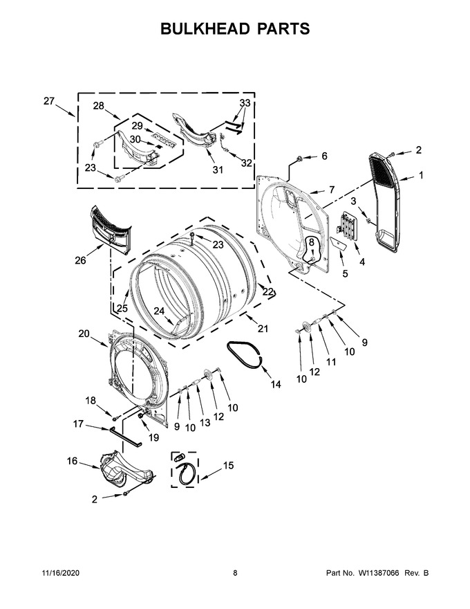 Diagram for YWHD560CHW1