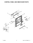 Diagram for 03 - Control Panel And Inner Door Parts