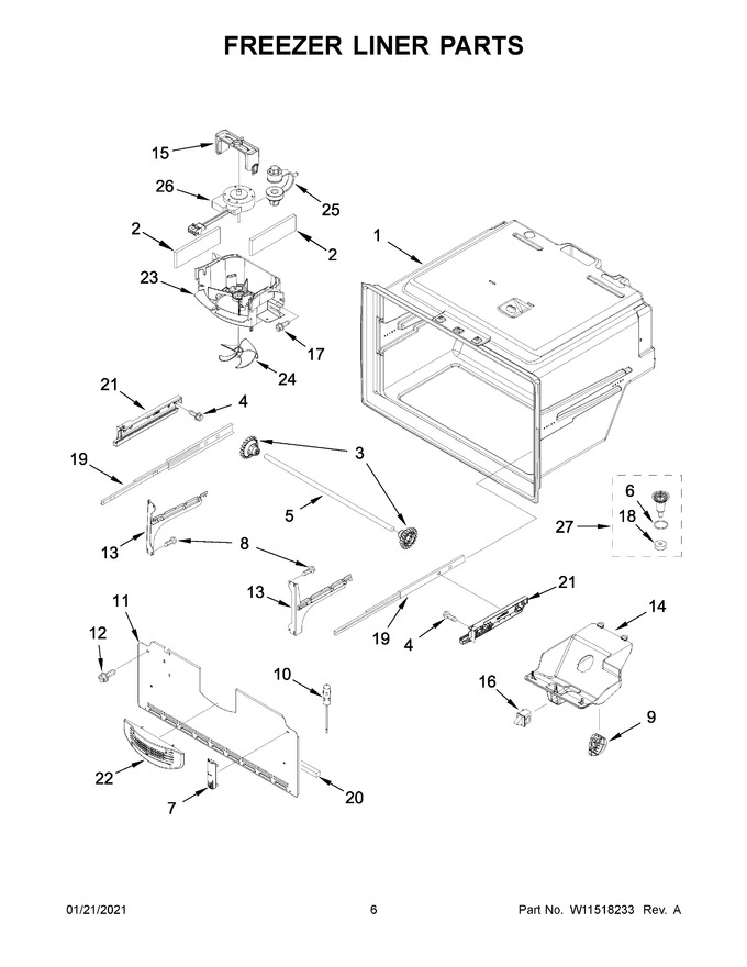 Diagram for WRX735SDHV03